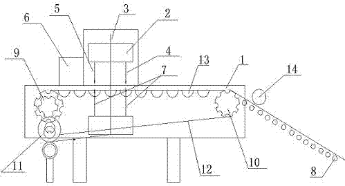 Automatic fruit segmenting and stoning machine