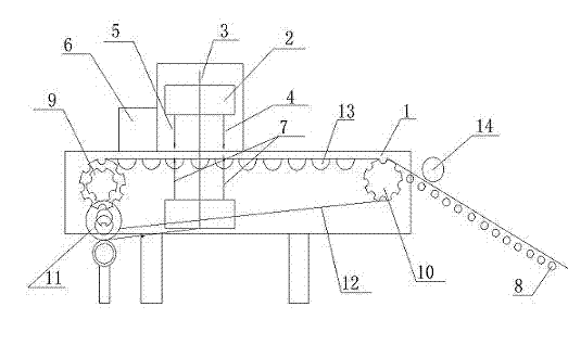 Automatic fruit segmenting and stoning machine