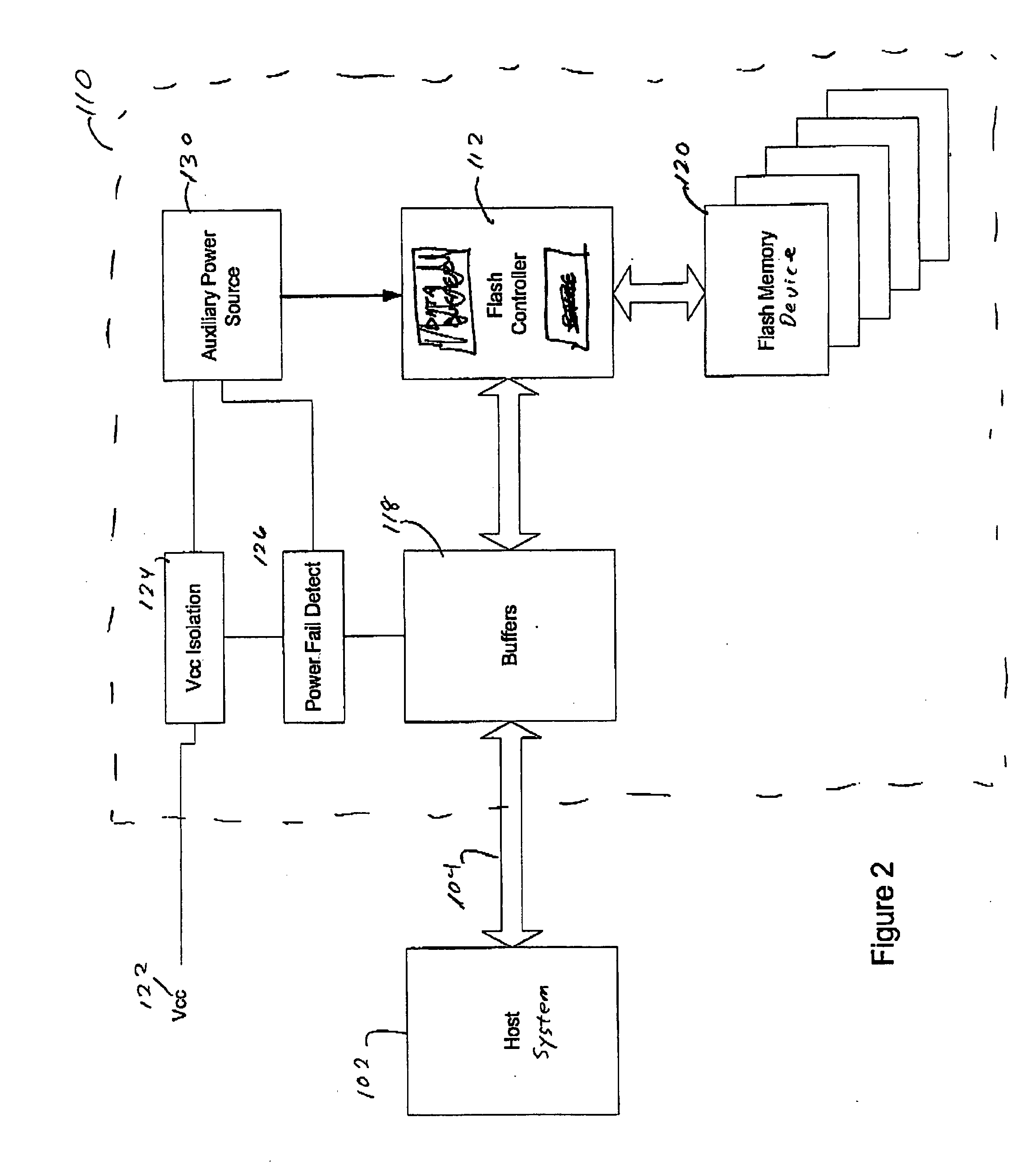 Protection against data corruption due to power failure in solid-state memory device