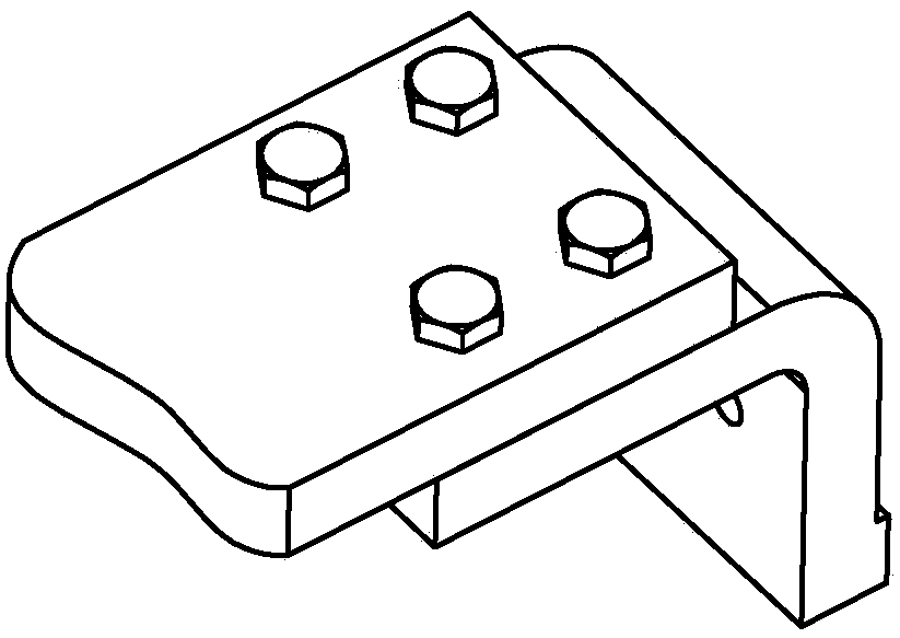 One-piece static contact for power switch