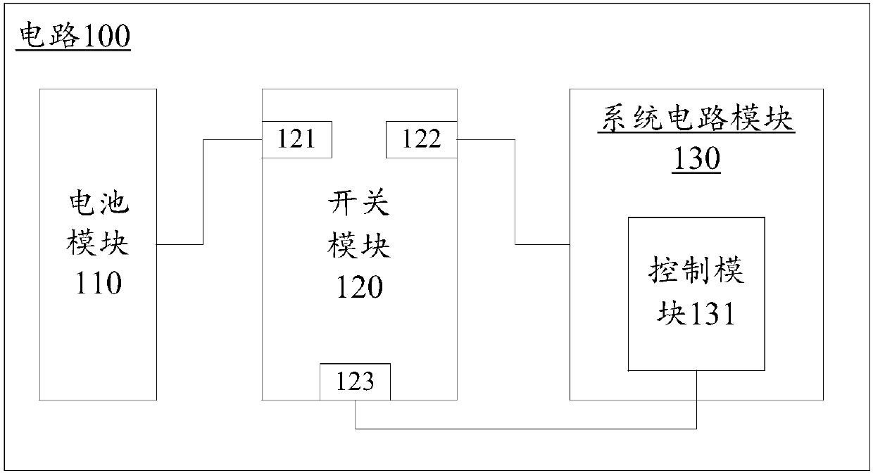 Circuit, circuit protection method and electronic device