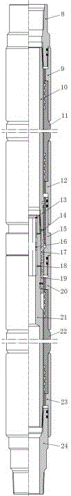 A type k344 packer with two-stage packer unit