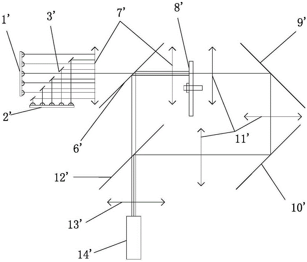 Projector red and blue laser light source system