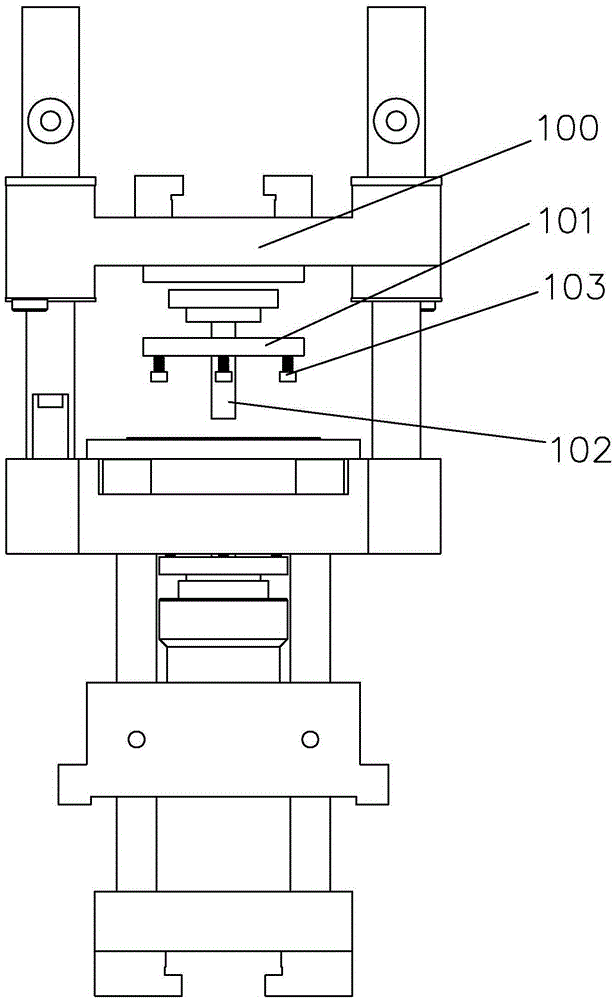 A fast-change high-precision positioning and locking device and method for one-out multi-mould compression mold