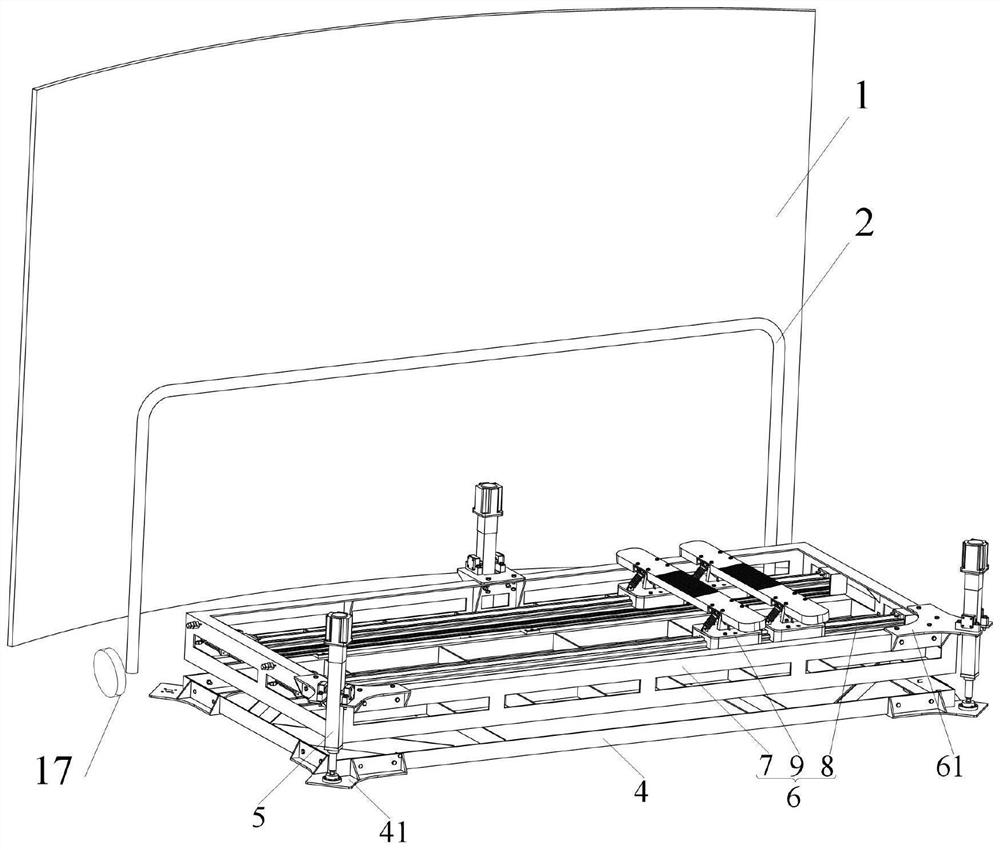 Skiing motion simulation device