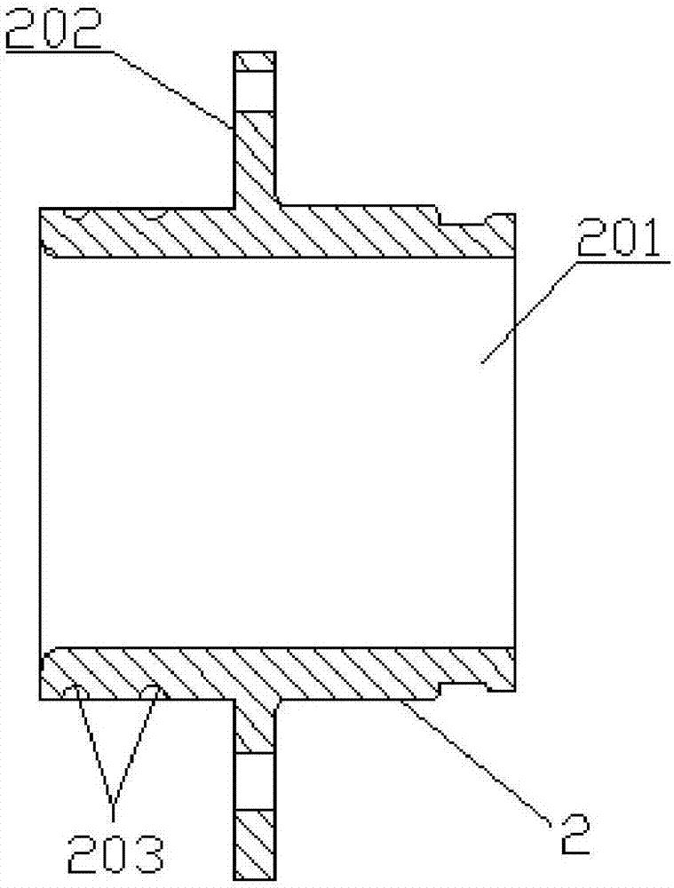 Turbocharger with variable axial section