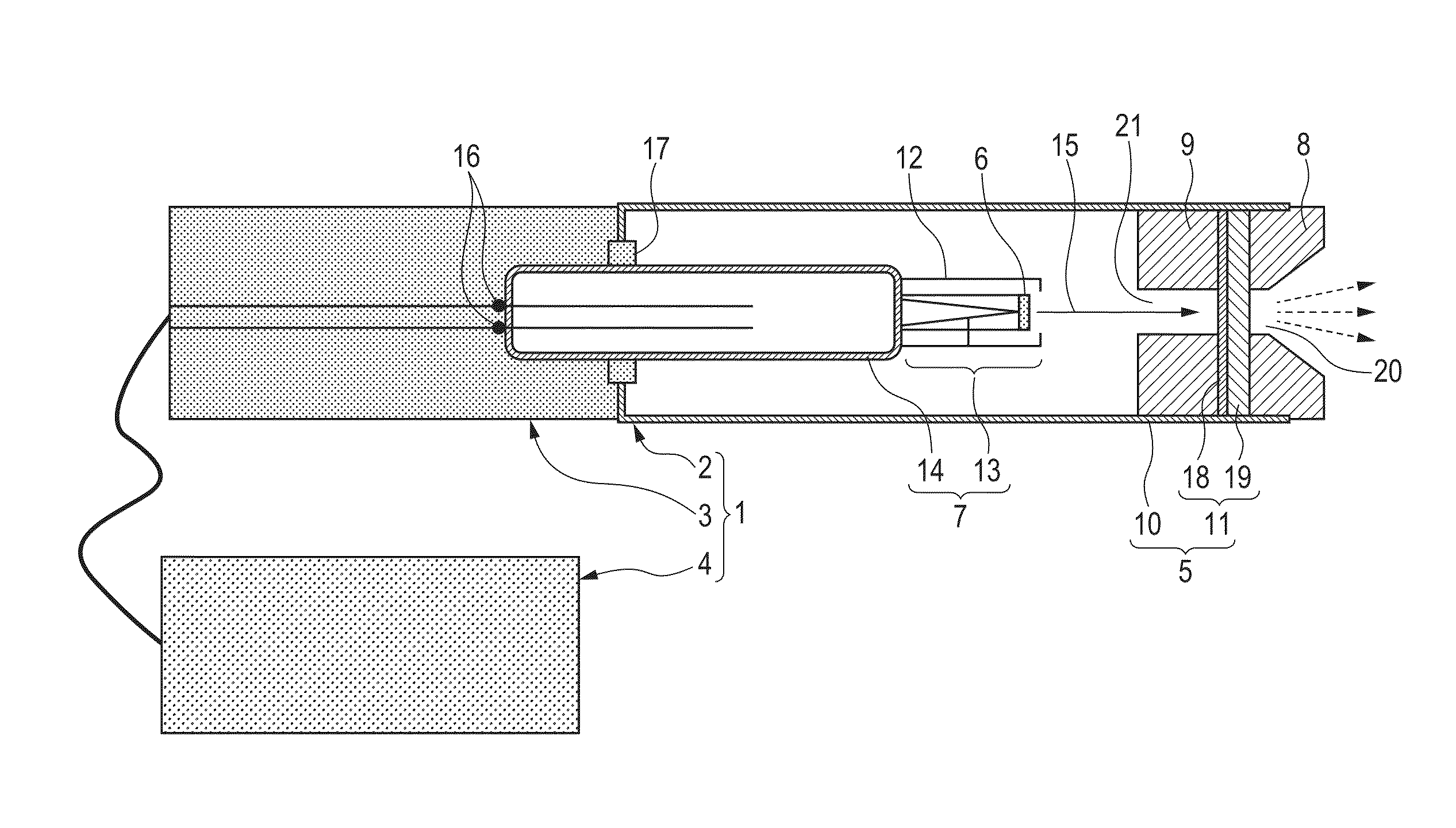 X-ray generating apparatus for paracentesis