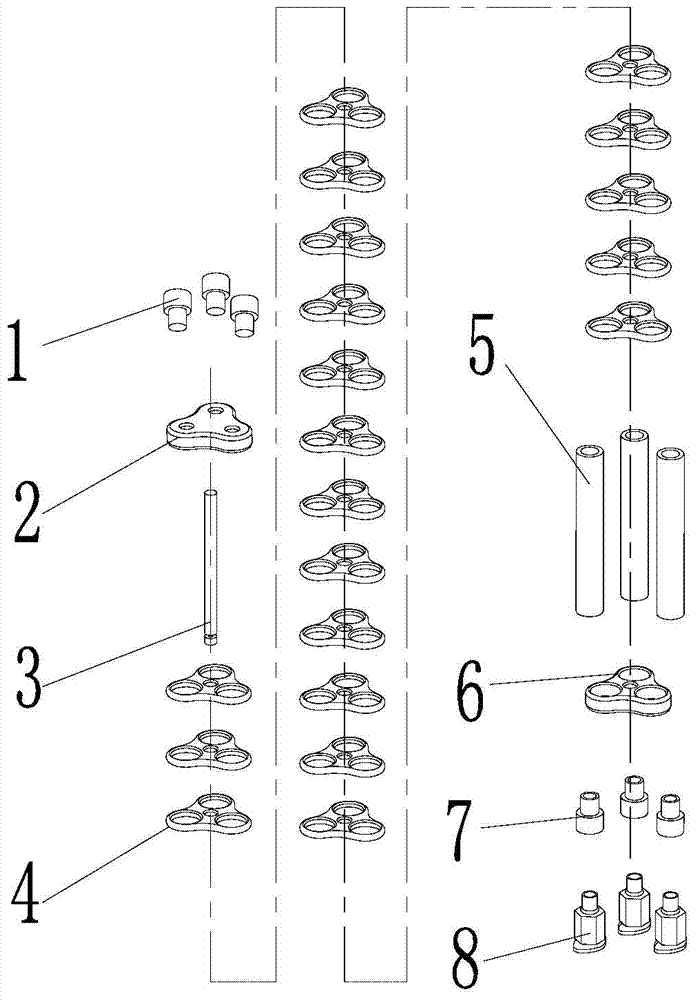 Pneumatic space bending flexible joint