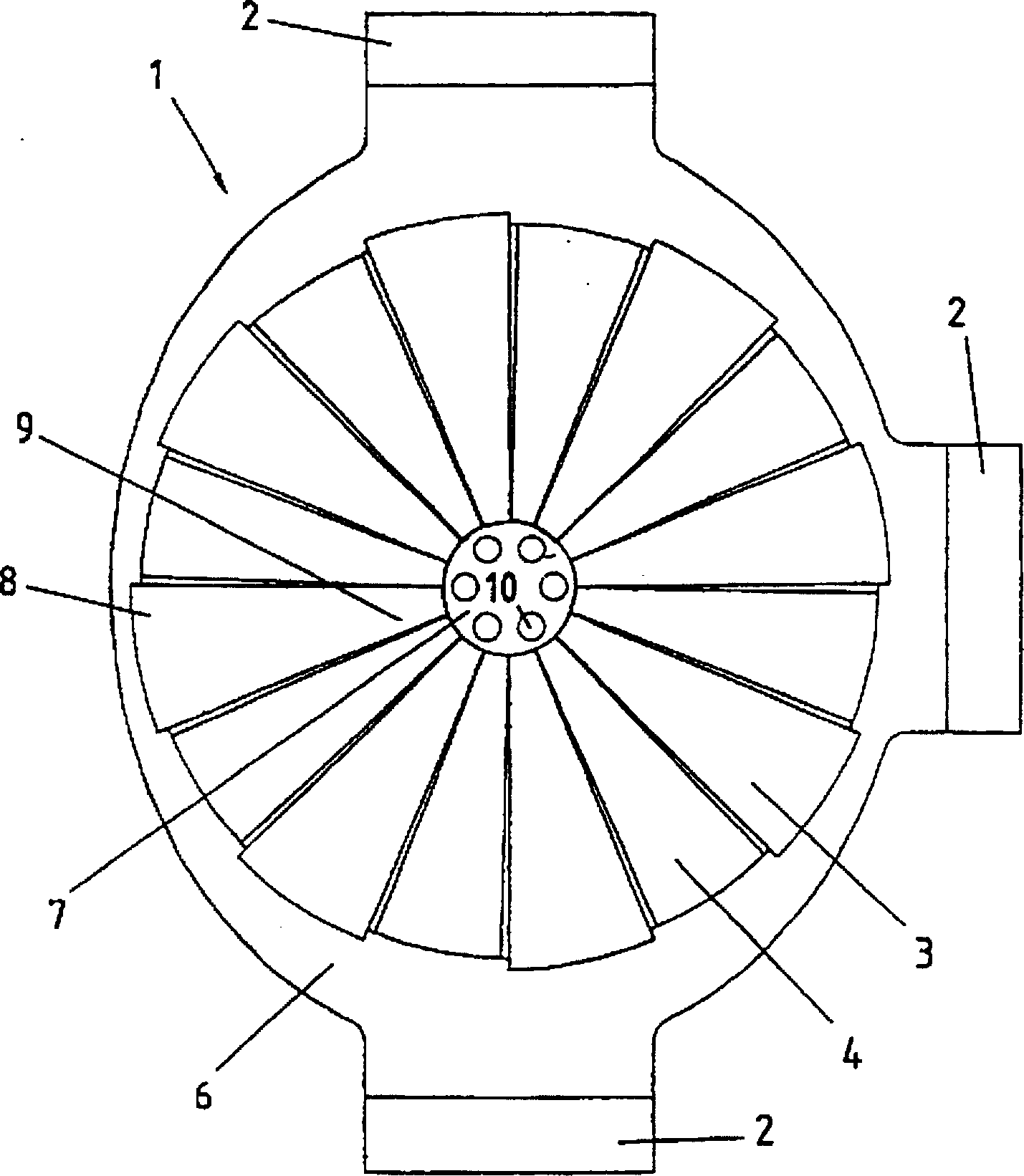 Wring-out device for cleaning element for wetting and moisting cleaning tool