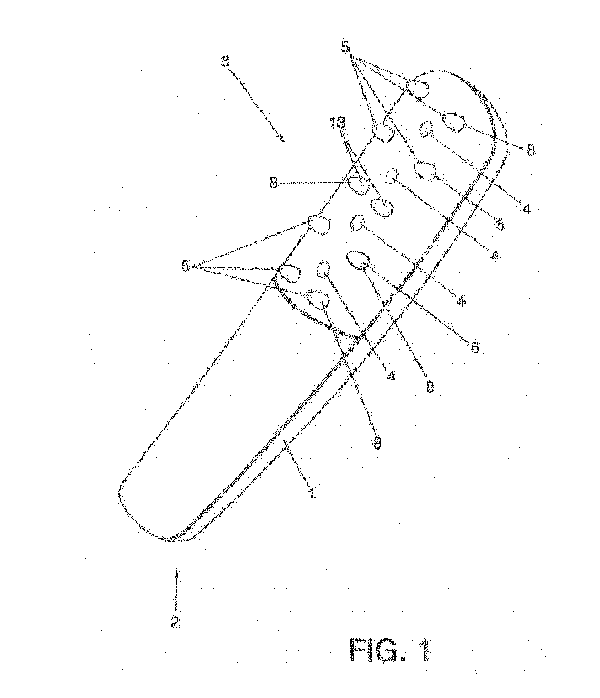 Device for hair grown stimulation