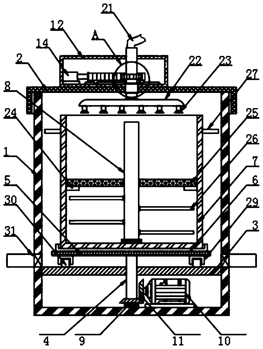 Cleaning equipment for broccoli preprocessing