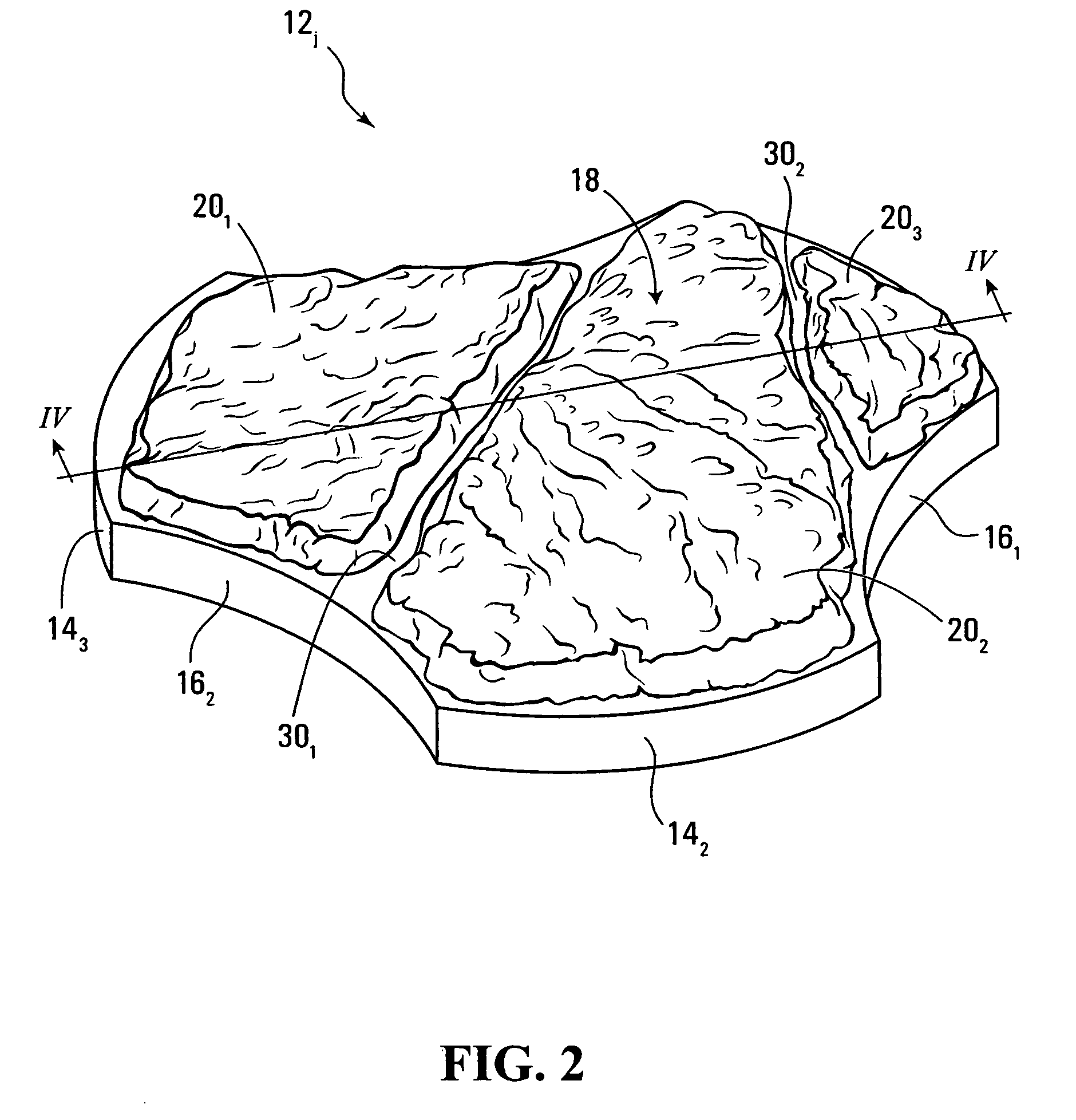 Dry-cast concrete block