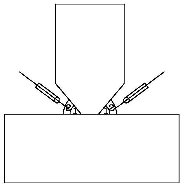 A welding method for q500qe high-strength bridge steel corner joints