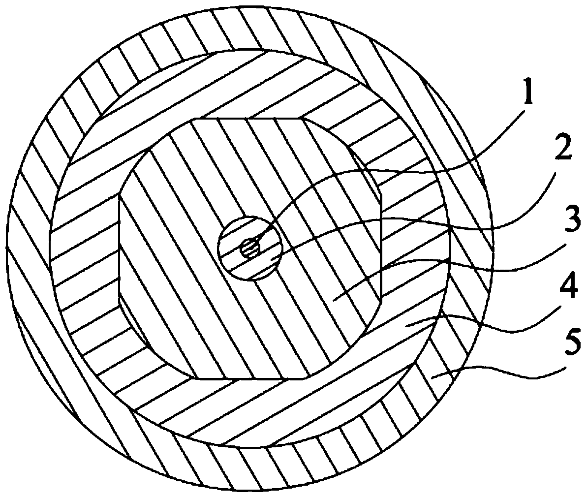 A kind of triple-clad thulium-doped optical fiber and its preparation method