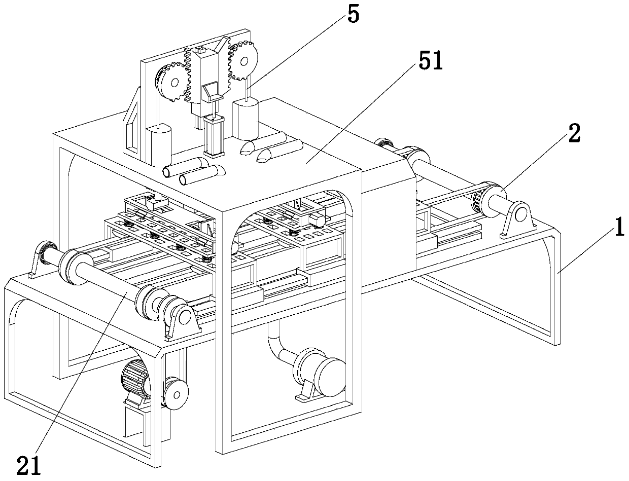 Demagnetizing device for automobile parts