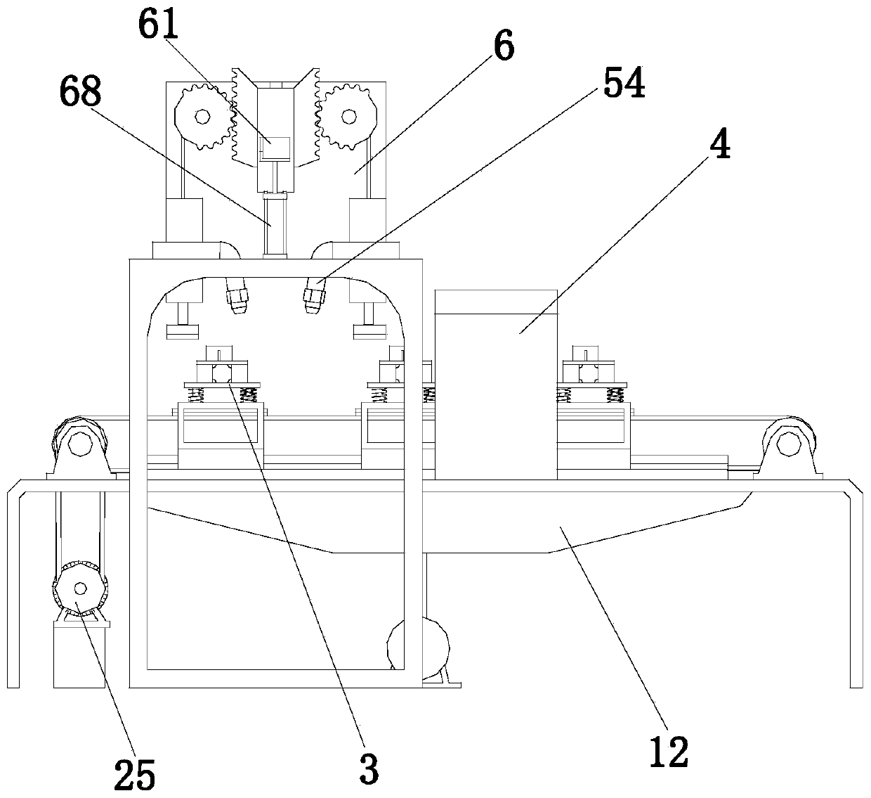 Demagnetizing device for automobile parts