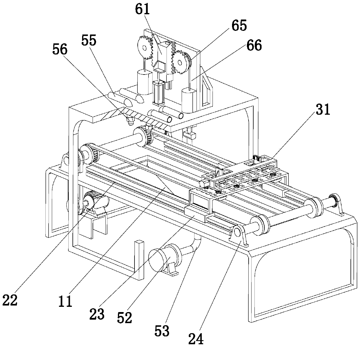 Demagnetizing device for automobile parts