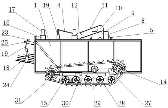 A crawler type Panax notoginseng harvester