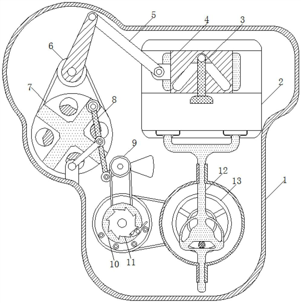 Multi-directional pressing and automatic demoulding powder pressing device for powder cake processing