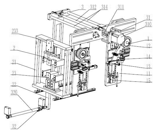 Laminated cell side surface adhesive tape sticking device