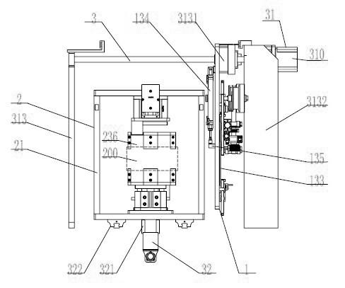 Laminated cell side surface adhesive tape sticking device