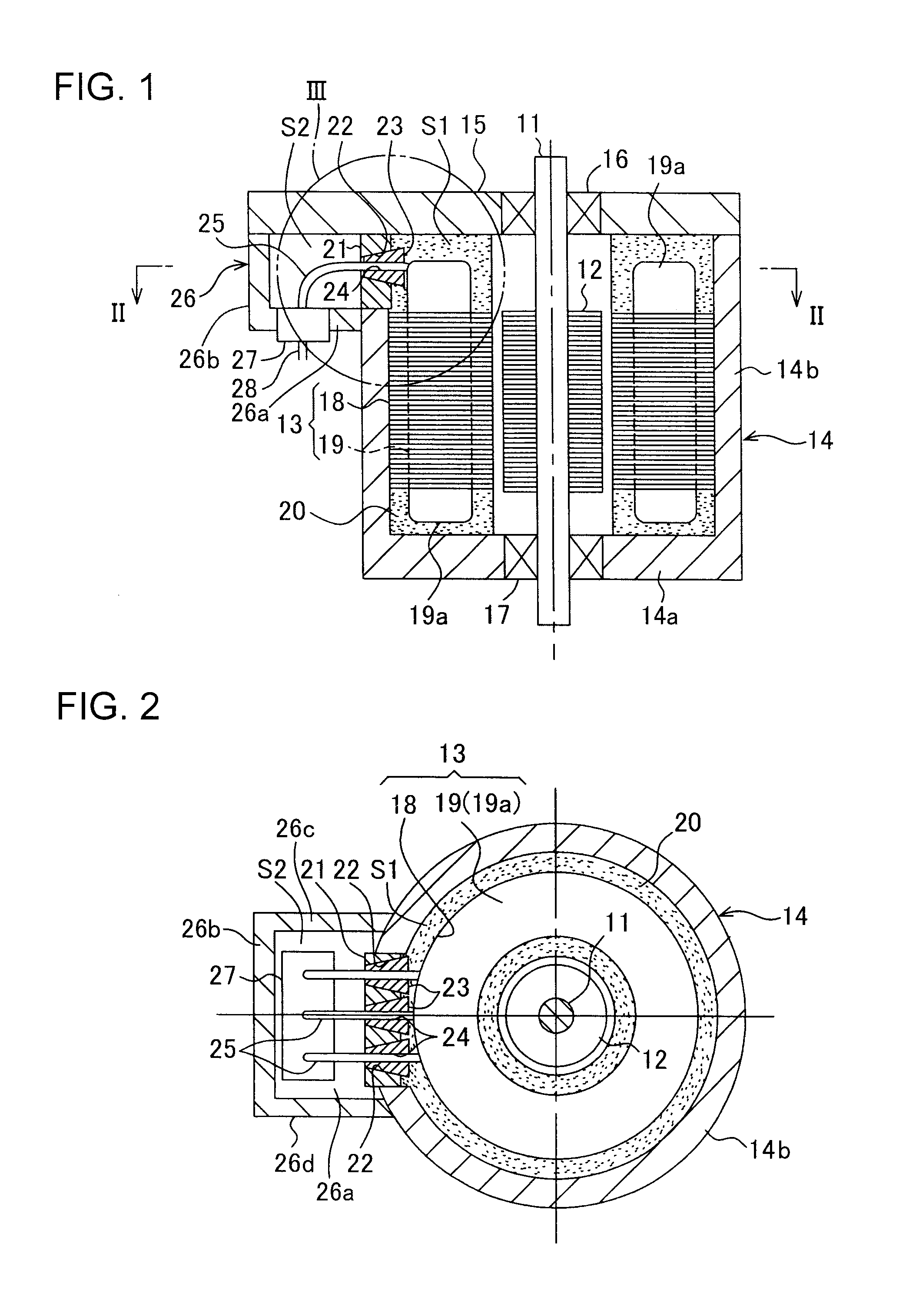 Electric motor assembly and manufacturing method thereof