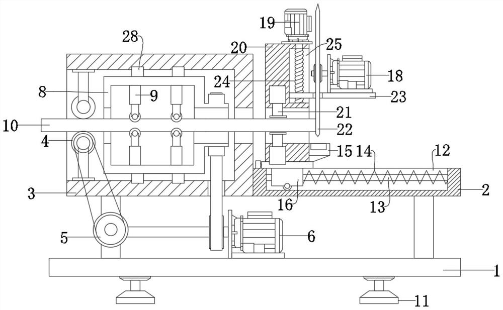 Building reinforcing steel bar cutting device