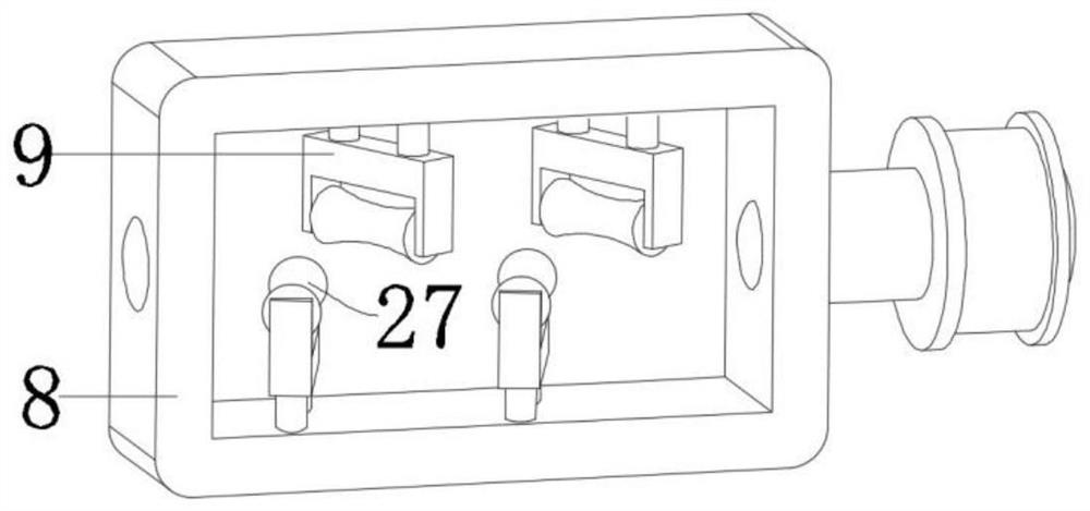 Building reinforcing steel bar cutting device