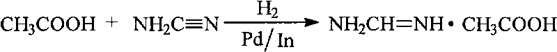 Method for preparing formamidine acetate