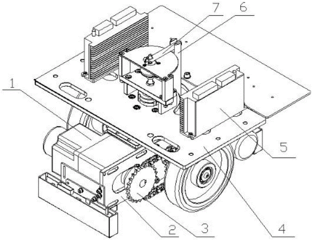Adjustable-pressure AGV driving mechanism