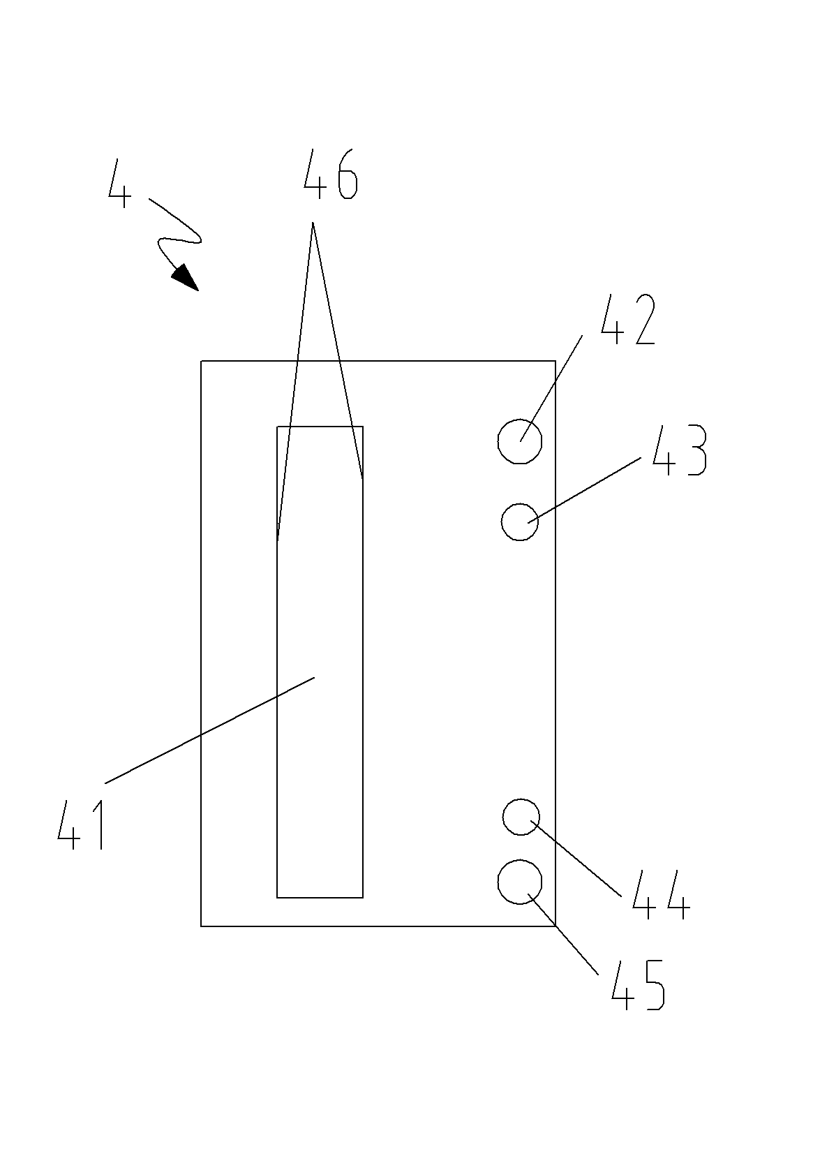 Device for testing mechanical characteristics of circuit breaker