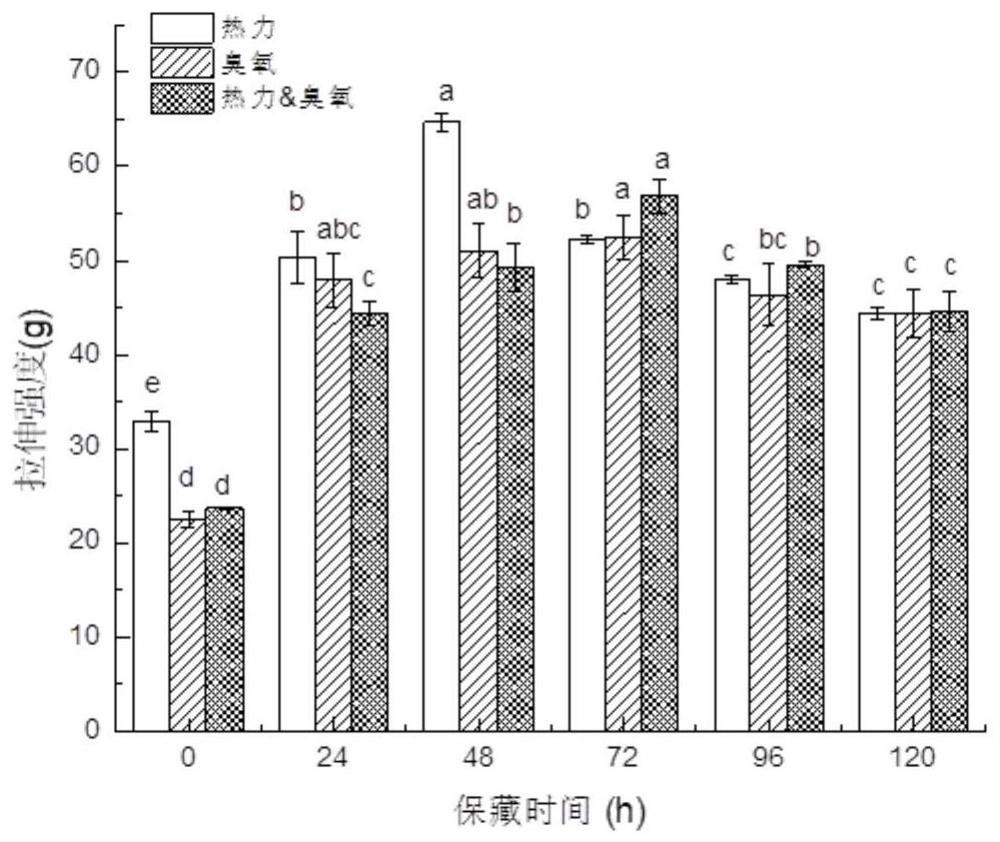 Preparation and preservation method of rice and potato modified starch composite gel