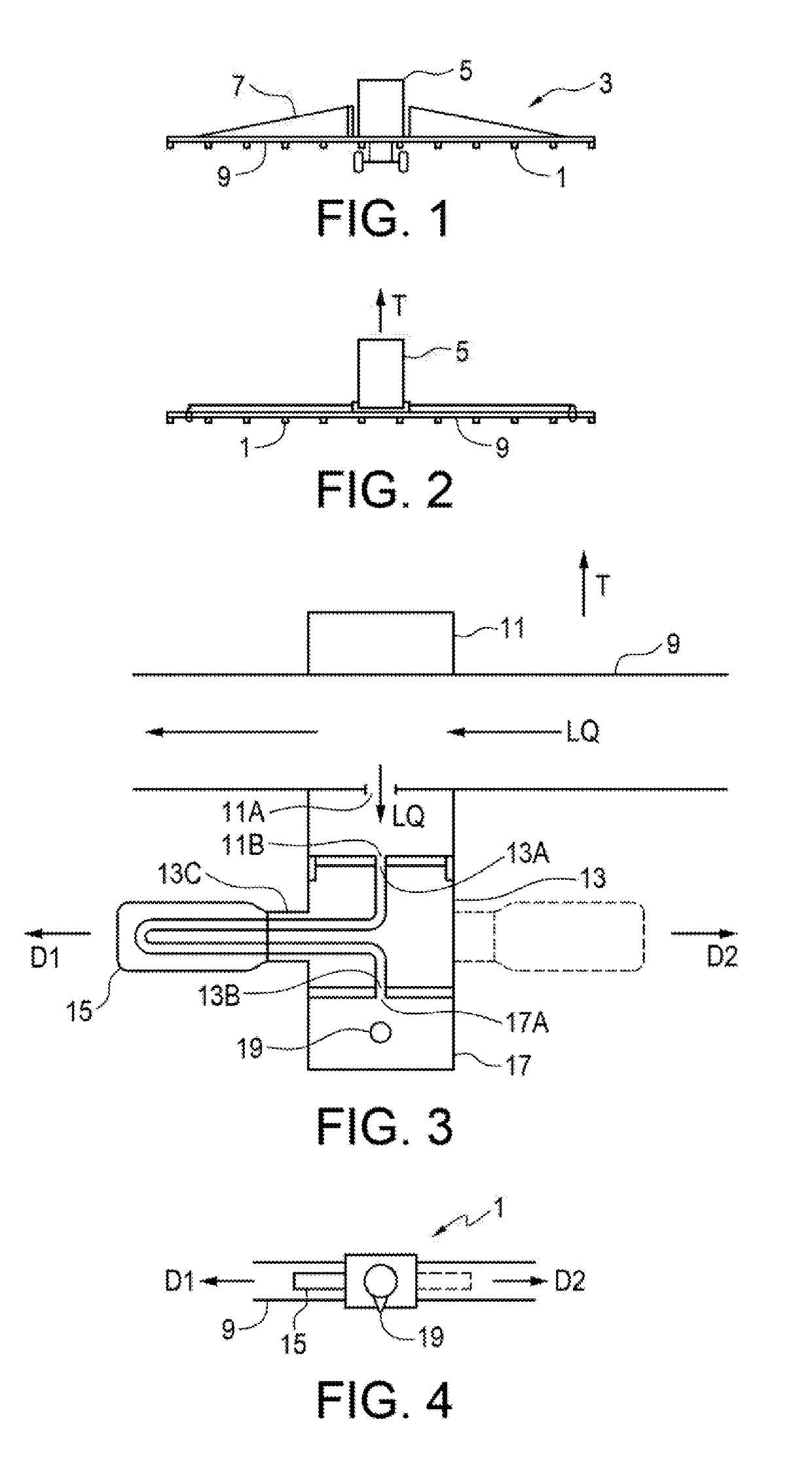 Multi-position sprayer component for spraying implements