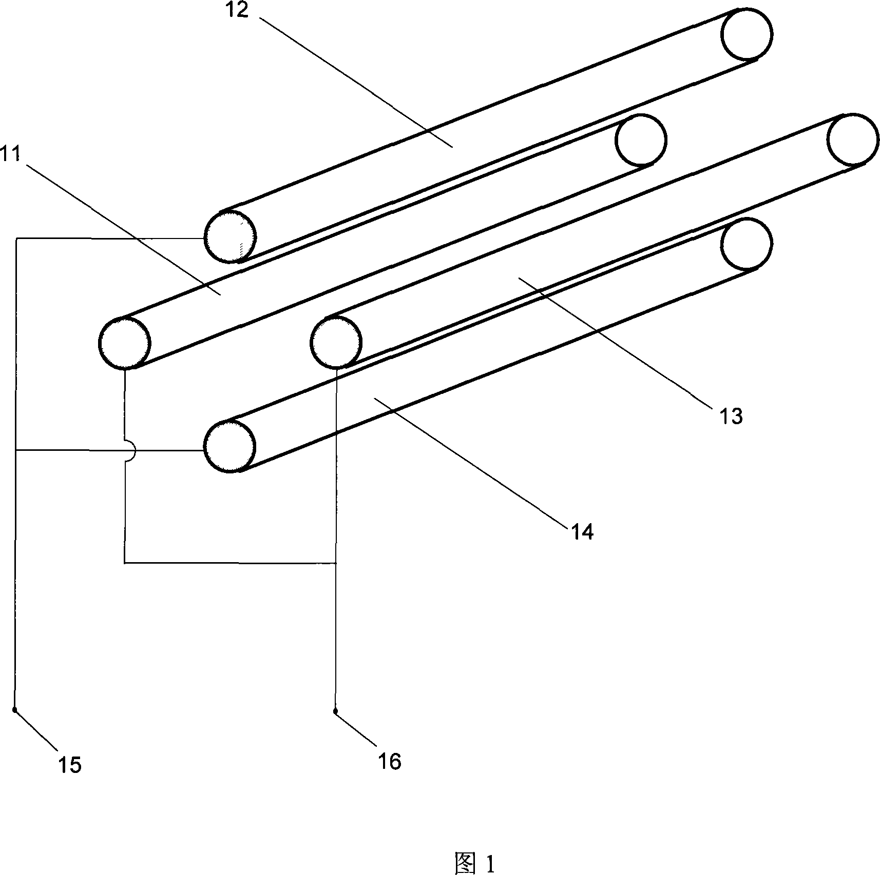 Step electrode quadrangular frustum pyramid four-stage quality analyzer