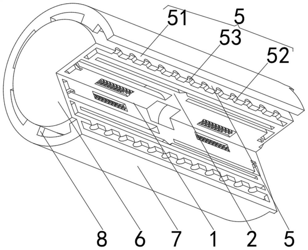 Unhairing machine for fabric printing and dyeing