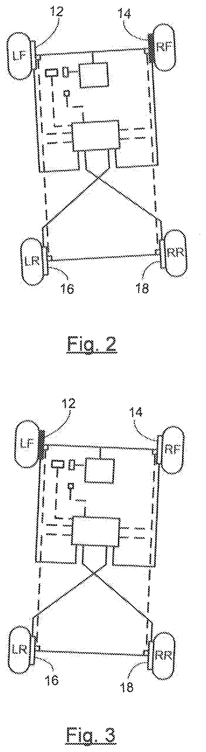 Traction control rollback mitigation on split mu grades