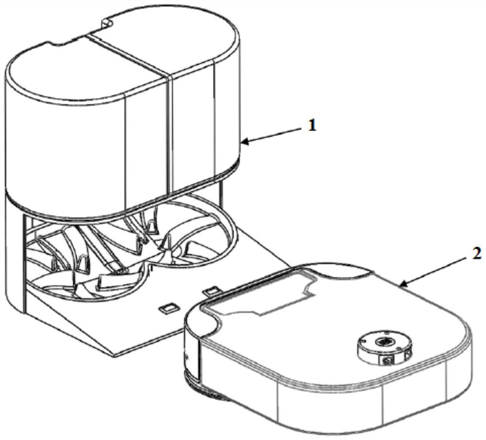 Base station and cleaning robot system