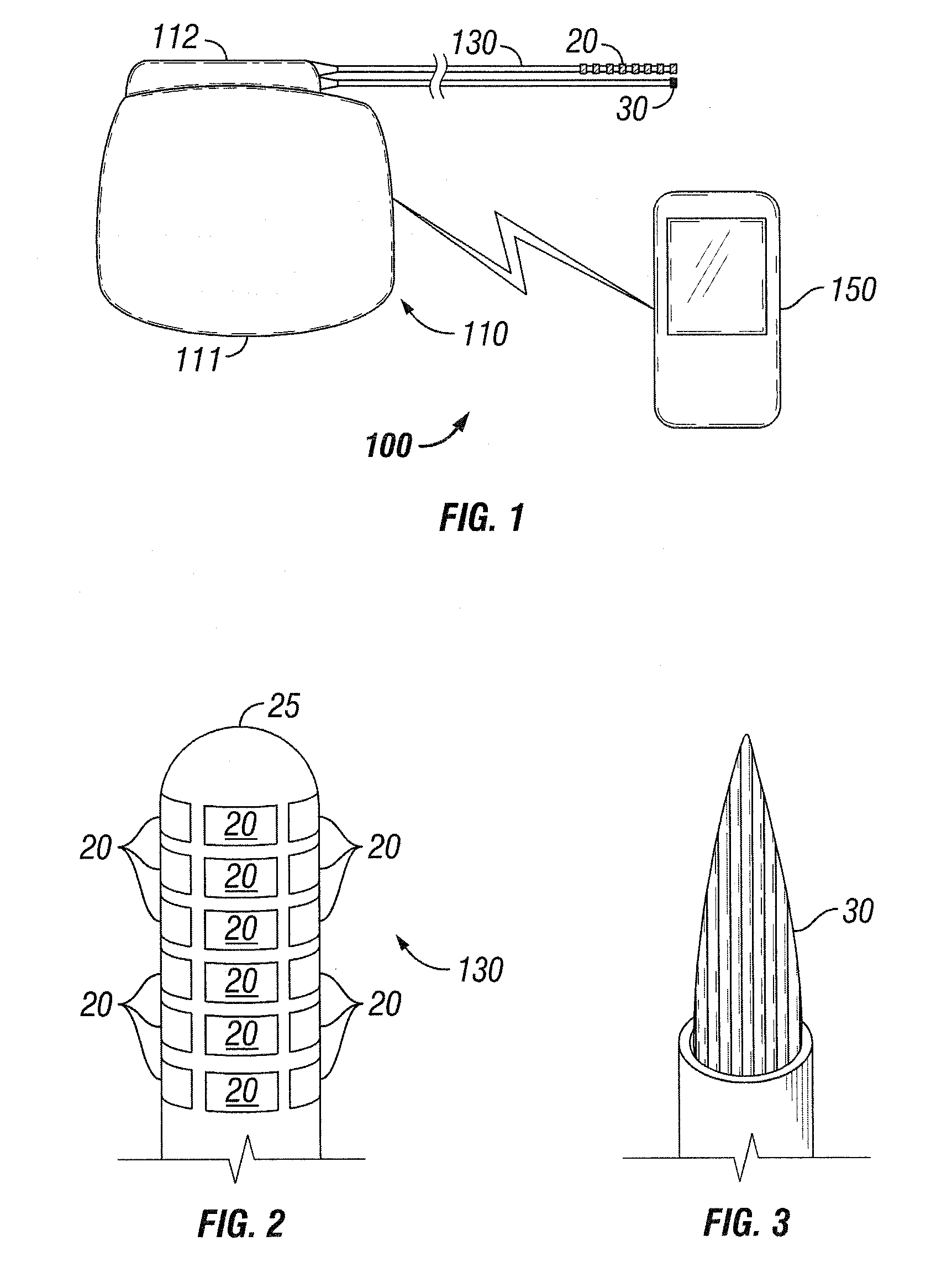 Method for selecting electrodes for deep brain or cortical stimulation and pulse generator for deep brain or cortical stimulation