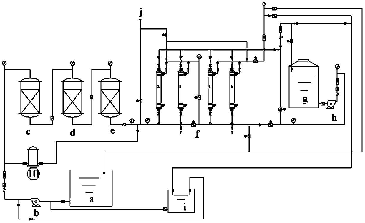 Concentrating and recovering device for copolymerization resin waste water and recovery method thereof