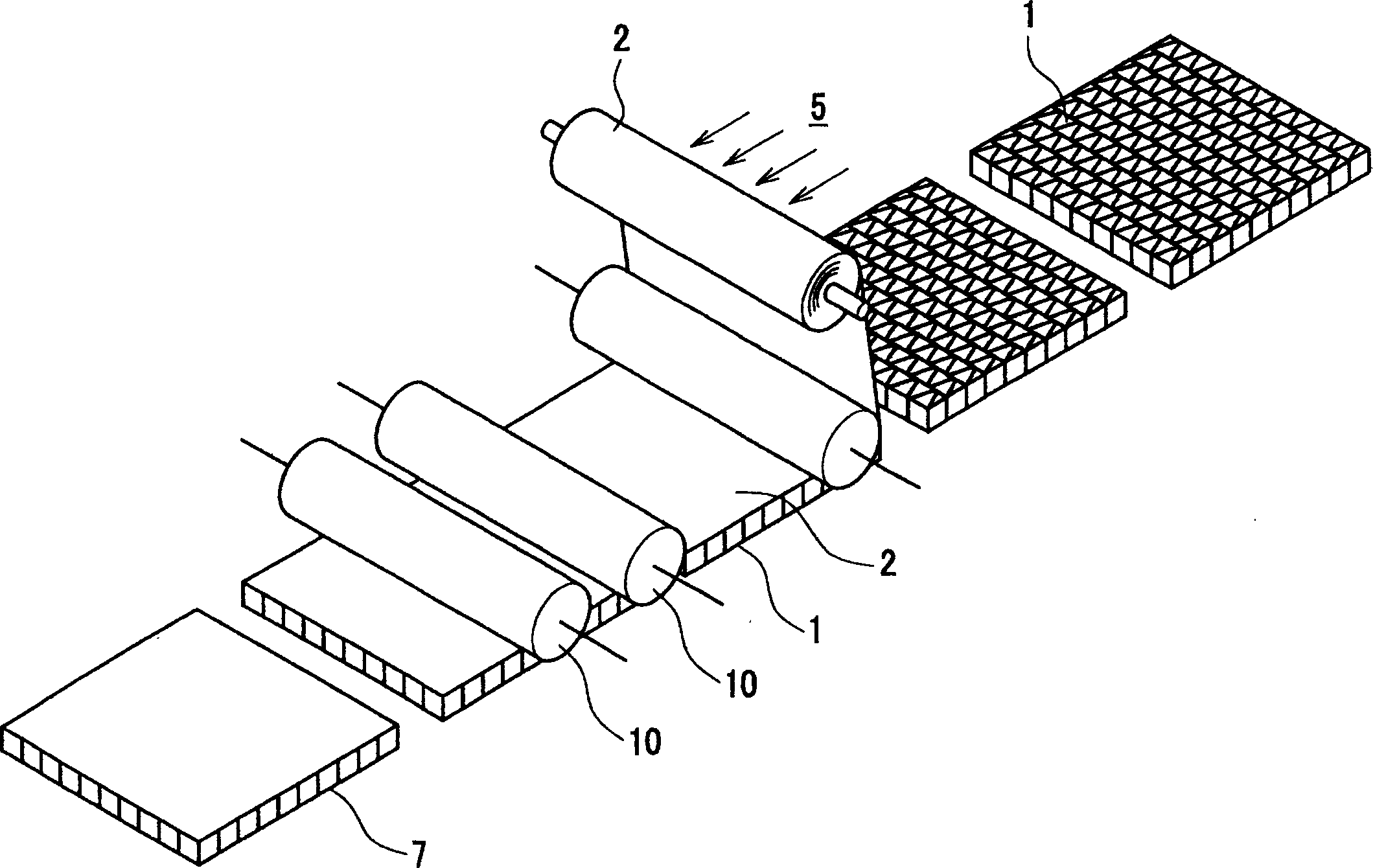 Built-in board and its coreboard and making method of coreboard