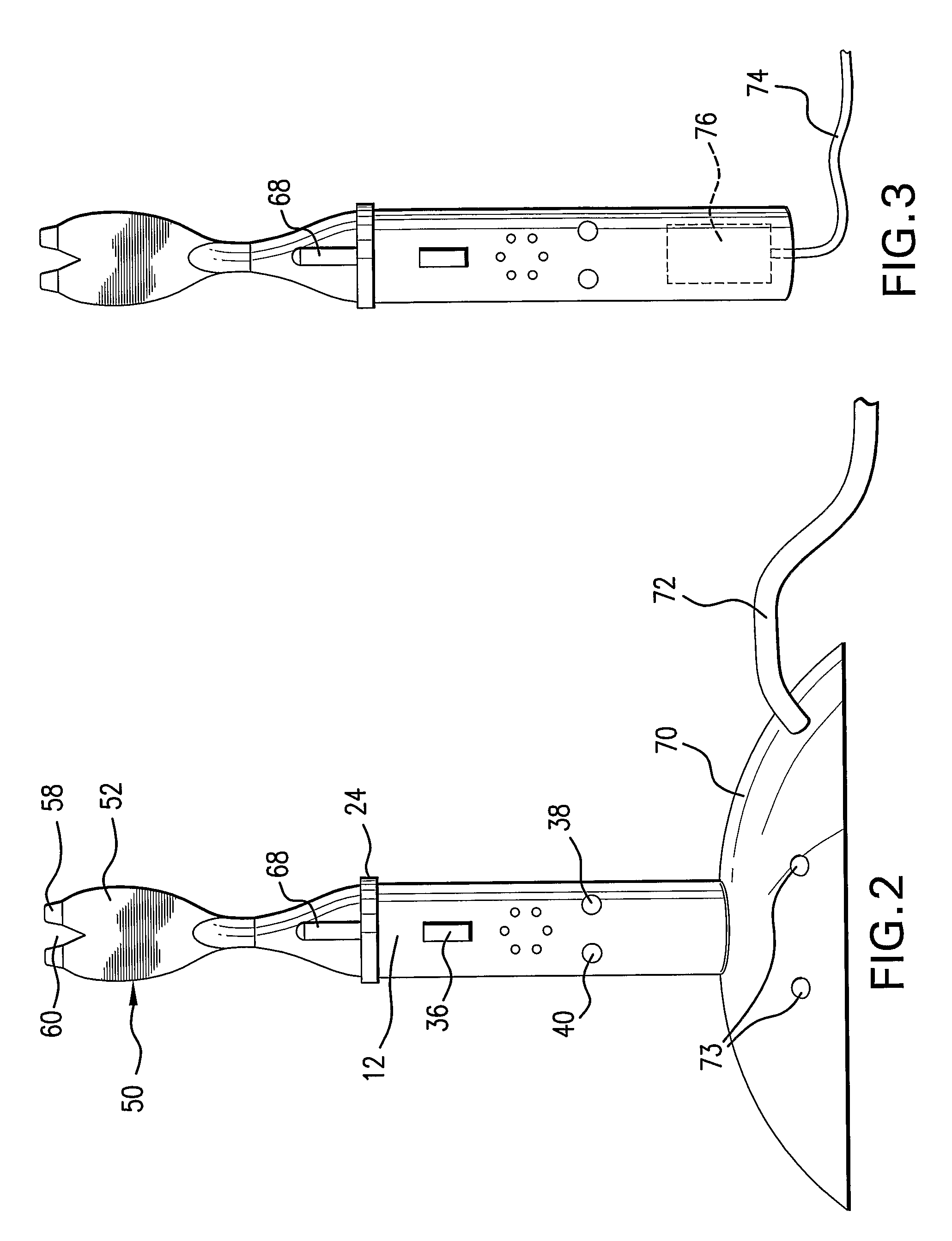 Apparatus and method for reducing pain during skin puncturing procedures