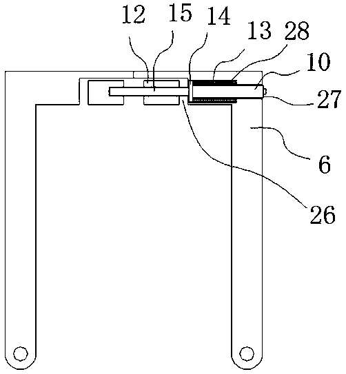 Optical fiber sensor mounting structure of natural gas pipeline leakage optical fiber monitoring system