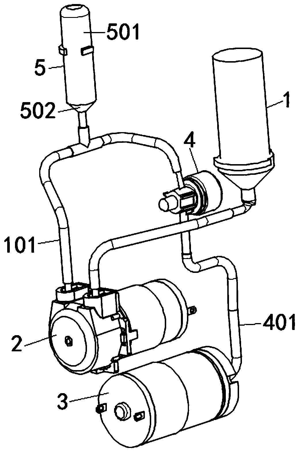 Atomization system based on flow focusing technology