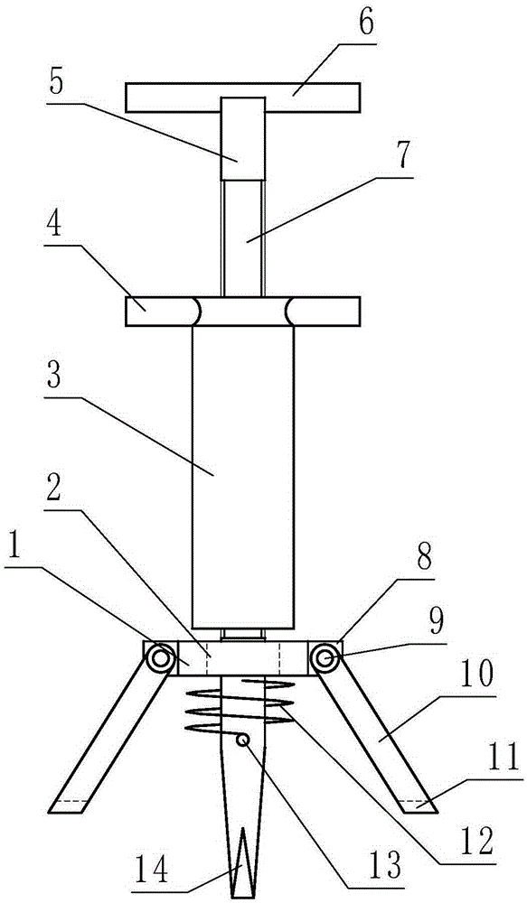 Endoscope lower thoracic vertebra body expander