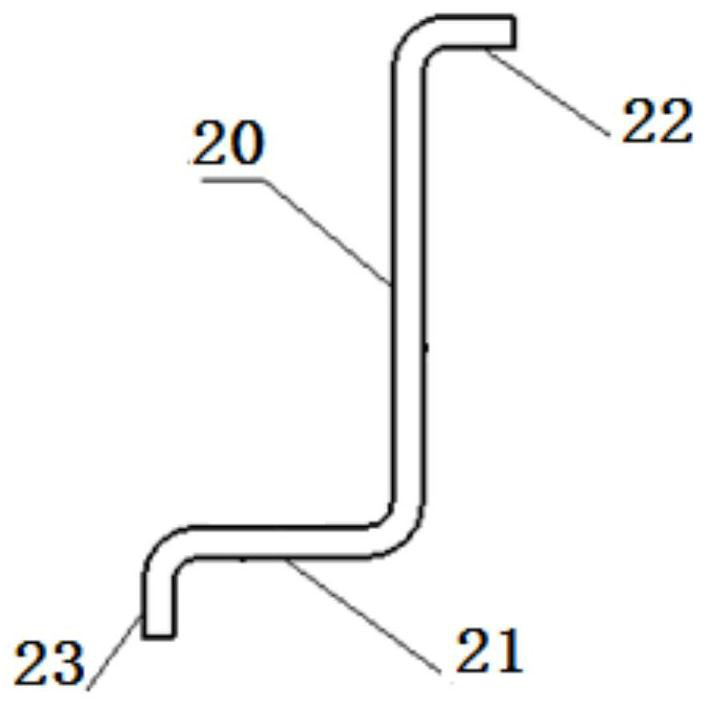 Elevator guide rail connecting structure and elevator