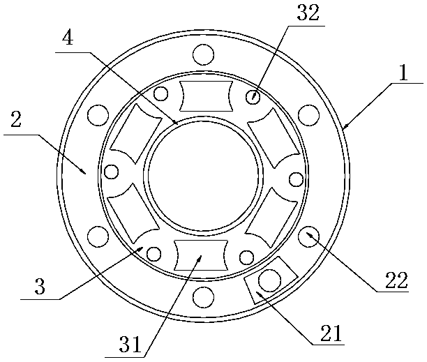 Brake disc with adjustable handbrake clearance hole