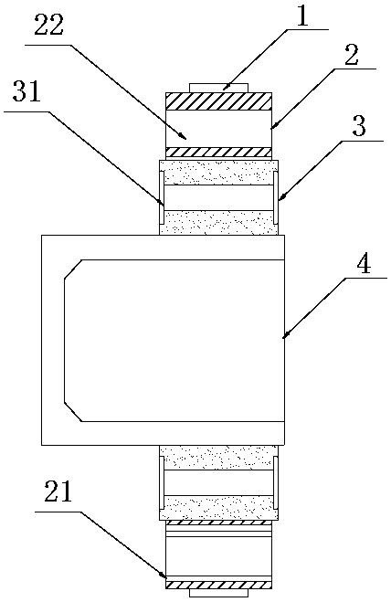 Brake disc with adjustable handbrake clearance hole