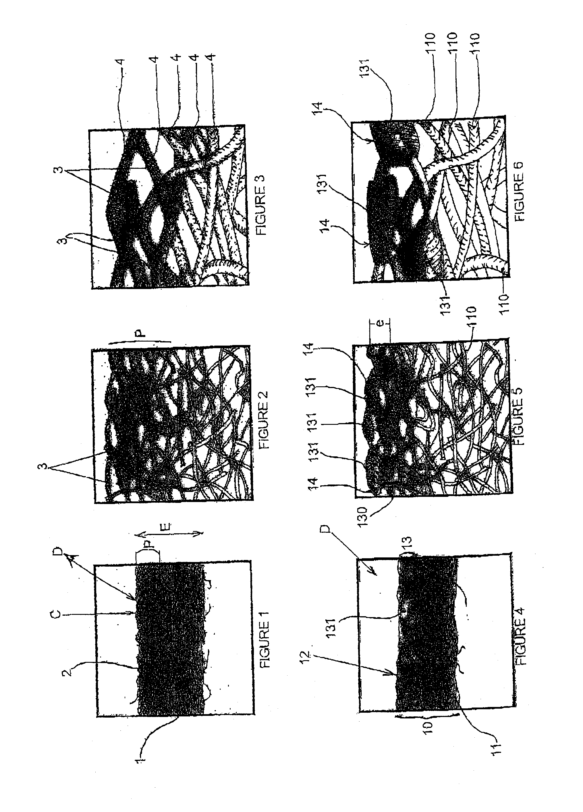 Screen formed from a stretched flexible surface bearing a print