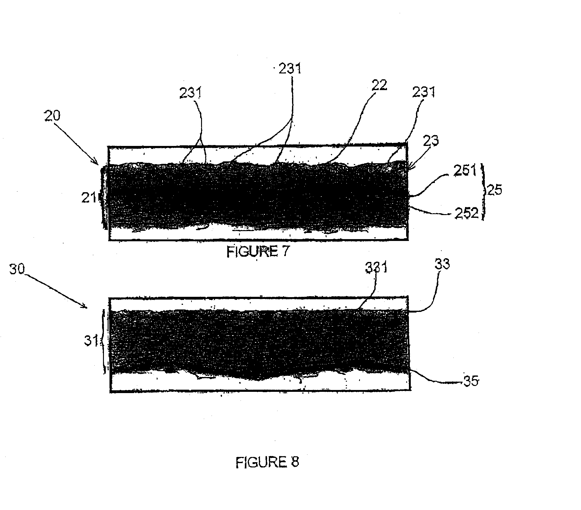 Screen formed from a stretched flexible surface bearing a print