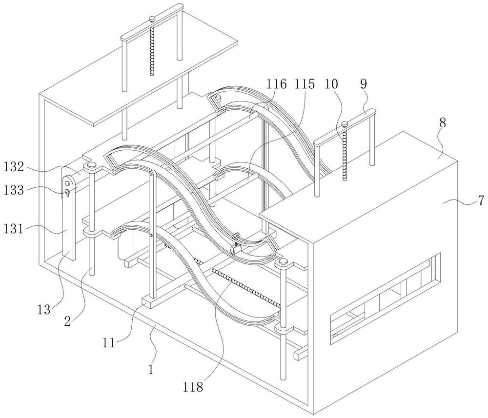 Metal plate bending deformation machining die